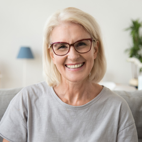 smiling mature woman